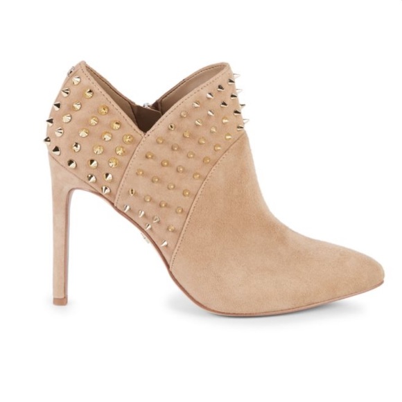 SAM EDELMAN - Wally Studded Suede Booties 9.5 - Picture 1 of 6